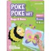 jackinthebox Poke Art Bugs Craft Kit for Kids, Girls, Toys, Gifts, Ages 4-8