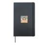 Japanese Astronaut Planet Outerspace Exploration Japan Hardcover Journal, Black