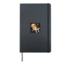 Japanese Astronaut Planet Outerspace Exploration Japan Hardcover Journal, Black