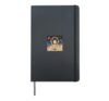 Japanese Astronaut Planet Outerspace Exploration Japan Hardcover Journal, Black