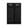 Japanese Hiragana Katakana Chart Poster,Japanese Alphabet Learning Wall Art (Unframed,32x48 inch)
