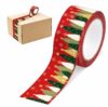 JarThenaAMCS 109 Yard Christmas Packing Tape, Red Green Gold Xmas Tree