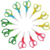 JARVISTAR 5.5" 12 Pack Kids Scissors Blunt Tip for School