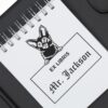 Javanese Cat Peeking Ex Libris Book Stamp, Duo Hand Mount, 1-5/8 Square