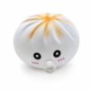 JCRBILW Bun Toy Sensory with and Flexible Vinyl for Sensory Input and Ease Suitable for desks classrooms Buses Home Meditation, White, Steamed Bun with Steamer