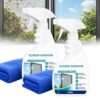 Jeamoen Window Screen & Mesh Cleaner Spray,Window Cleaner Spray,Removes Dust & Grime, Includes Cleaning Cloth, Easy Application, Home Window Care (2PC)