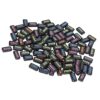 Jeanoko Alphabet Beads Mixed Color Plastic Jewelry Accessories for DIY Crafts 100pcs Rectangular Pendants 0.3x0.6in