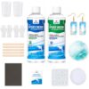 Jecet Epoxy Resin Kit, 16oz Crystal Clear AB Resin, 1:1 Ratio Casting Kit