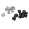 Jenivaint Dice Counters, Counters Math Dice Set with Positive Negative Numbers, for Educational Games, Plastic Token Board Game Set Nan
