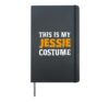 Jessie Halloween Personalized Costume Funny Hardcover Journal, Black