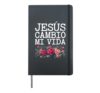 Jesus Cambio Mi Vida Christian Spanish Religious Worshiper Hardcover Journal, Black