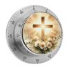 Jesus Christ Cross Kitchen Timer for Cooking with Magnetic Back