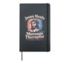 Jesus Heals I Am Just A Massage Therapist Lending My Hand Hardcover Journal, Black