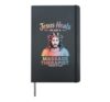 Jesus Heals I Am Just A Massage Therapist Lending My Hand Hardcover Journal, Black