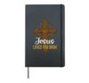 Jesus Loves You Bruh Inspirational Religious Christian Faith Hardcover Journal, Black