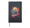 Jesus Riding in Space T-Rex Dinosaur Meme Sci-Fi Believers Hardcover Journal, Black