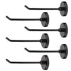 JEUSNEL 12 Pack Magnetic Hooks 3.0lb Heavy Duty Black 4.2 Inch Long Magnet Hooks for Fridge Kitchen Garage Cruise