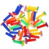 JEWEDECO 32pcs Sponge Paint Stamps Flower Heart Star Shaped Eva Drawing Set