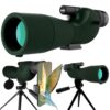 JHdril 20-60x60 Monocular Telescope with Tripod, Gift for Men, Dad & Teens