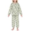 JHKKU Pajama Sets Money Hundred Dollar Bill Fleece Sleepwear, 6 Years