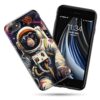 JHYYTUJTYP for iPhone 17e Case,Slim Shockproof TPU Protective Phone Cover with Raised Edges, Anti-Scratch Grip Case for iPhone 17e,Astronaut Gorilla in Space
