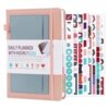 Jianyiihuly Planner with Leather Cover and Card Storage 2024-2025 Organizer