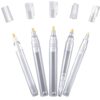 Jianyiihuly Refillable Paint Markers for Arts and Crafts, 5 Empty Pens Nibs