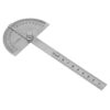 Jiawu 180 Degree Protractor Angle Finder, Stainless Steel (Ruler scale