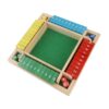 Jiawu Board Dice Game, Unconventional Math Sequences from 1 to 10 Training Board Math Game, Wooden Dice with 8 for 2 to 4 Players Family Pub Bar Party
