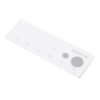 Jiawu Calibration Slide Ruler Accurate 0.01mm to 10mm Measurement Microscope Calibration Tool for Laboratory Use SiO2 Material