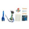 Jiawu Development Board Basic Starter Kit Advanced Sensor Learning Kit for and Projects for Beginners ABS Plastic