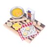 Jiawu Dollhouse Miniature Baking Station Bakery Decor for 1/12 Scale Dollhouses, Perfect for Imaginative Play and Photography Props