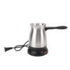 Jiawu Electric Coffee Pot Ergonomic Handle 600ML MultiPurpose Coffee Maker for Home Use Stainless Steel Kettle