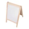 Jiawu Kids Easel for Painting and Drawing, Double Sided Wooden Art Easel, Large 25x40cm for Toddlers and Children, Poplar Structure Included Accessories
