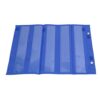 Jiawu Magnetic Pocket Chart 5 Rows, Transparent Clear Pockets Schedule Pocket Chart for Classroom & Home School Activities, Builtin Magnets for Whiteboard, Bright Colors, 16.5x13.8in (Blue)