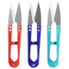 Jiawu Mixed Color Small Yarn Scissors 12 Pack, 4.3 Inch Premium Carbon Steel Thread Scissors for Sewing, DIY Craft & Household Use, Blade, Comfortable Grip