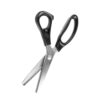 Jiawu Professional Edge Pinking Shears Scissors, 23cm Length with Anatomical Handles, Stainless Steel Blades, Perfect for Fabrics and Leather (5mm)