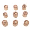 Jiawu Wooden Animal Stamps for Crafting 9 Pcs Fun Footprint Stamps for Kids Educational Play in NatureThemed Activities 2.5cm Diameter