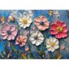 Jigsaw Puzzle 1000 Pieces Oil Painting Secret Garden Puzzle Romantic European Florals, 1000-Piece Collector’s Puzzle with Reference Poster, for Adults Kids Family Group Play