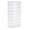 JISADER Makeup Organizer, 8-Compartment Storage
