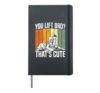 Jiu Jitsu Vintage Retro You Lift Bro? That's Cute Hardcover Journal, Black