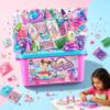 JJGIRLS Slime Kit Fluffy Unicorn with Glitter Gift Girl 6+