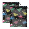 J JOYSAY Dinosaurs Pencil Pouch for 3 Ring Binder Pencil Pockets