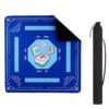 Jlong Blue Willow Mahjong Mat for Tables American Learning Rules Printed