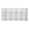 JLYNOWPT Shoe Storage Boxes 20-Pack Foldable Shoe Organizer Boxes