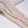 JM Design 9-11mm Natural White Fresh Water Pearl Off Round Beads