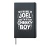 Joel Funny Joke Humor Men Brother Uncle Son Friend Boy Hardcover Journal, Black