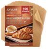 jofuler 100PCS Parchment Paper Sheets, 9x13 Inches, Non-Stick