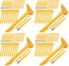 JOINPAYA 10 Set Excavation Tool Kit: Dino Fossils Dig Kit for Kids, Bulk Archaeology Dig Tools with Mini Hammer Chisel and Brush for Fossil Gem Digging, Science Toy (Pack of 4)
