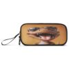Joisal 3D Cartoon Dino Yellow Clutter-free Pencil Bag, 3-compartment
